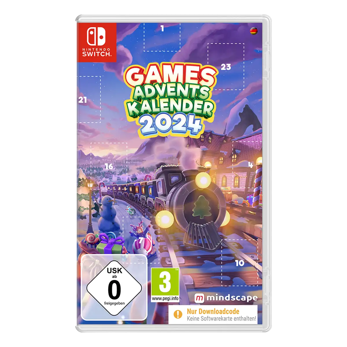 Games Adventskalender 2024 (Code in a Box) (Switch) Cover Games Adventskalender 2024 (Code in a Box) (Switch) Cover
