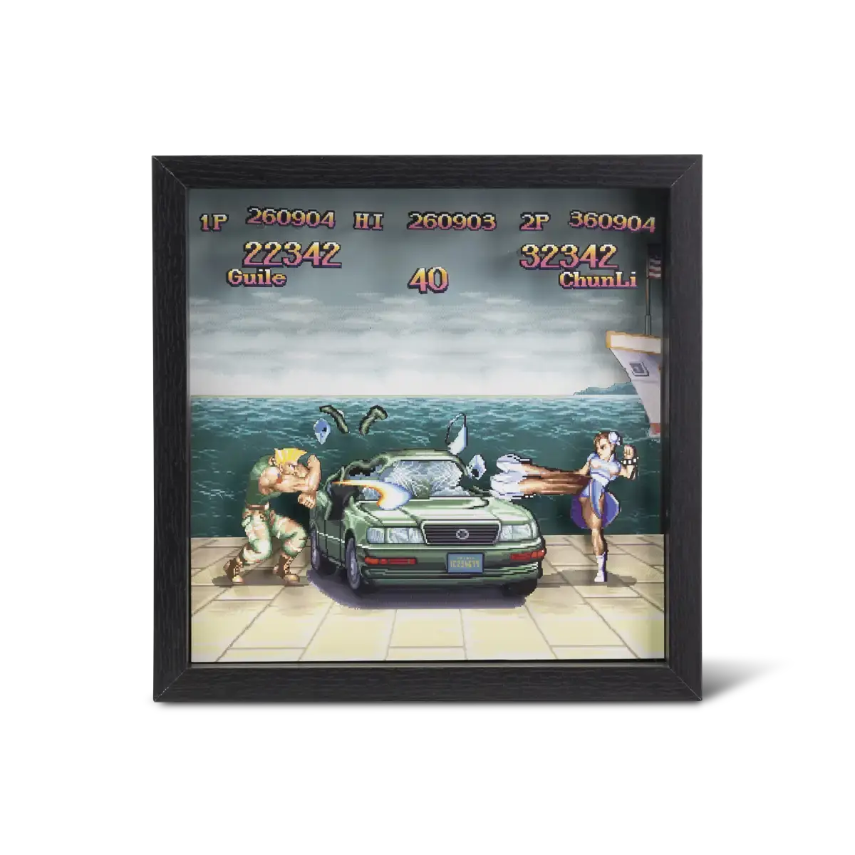 Pixel Frames Street Fighter "Car Scene" Cover Pixel Frames Street Fighter "Car Scene" Cover