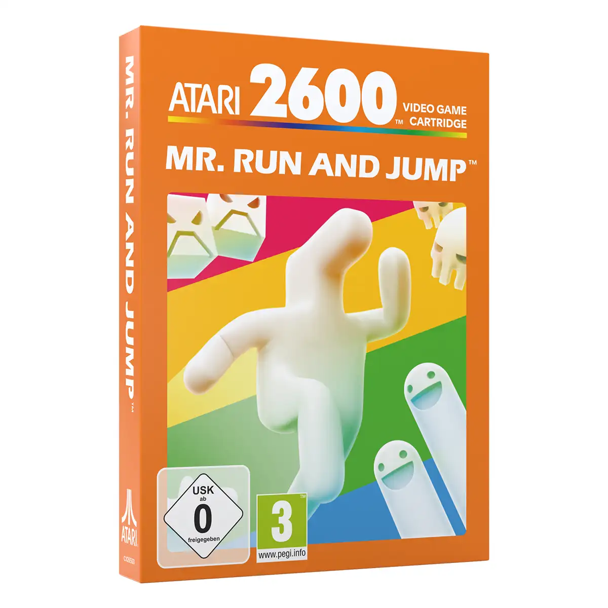 Mr Run and Jump (Atari 2600+ Cartridge) Cover Mr Run and Jump (Atari 2600+ Cartridge) Cover