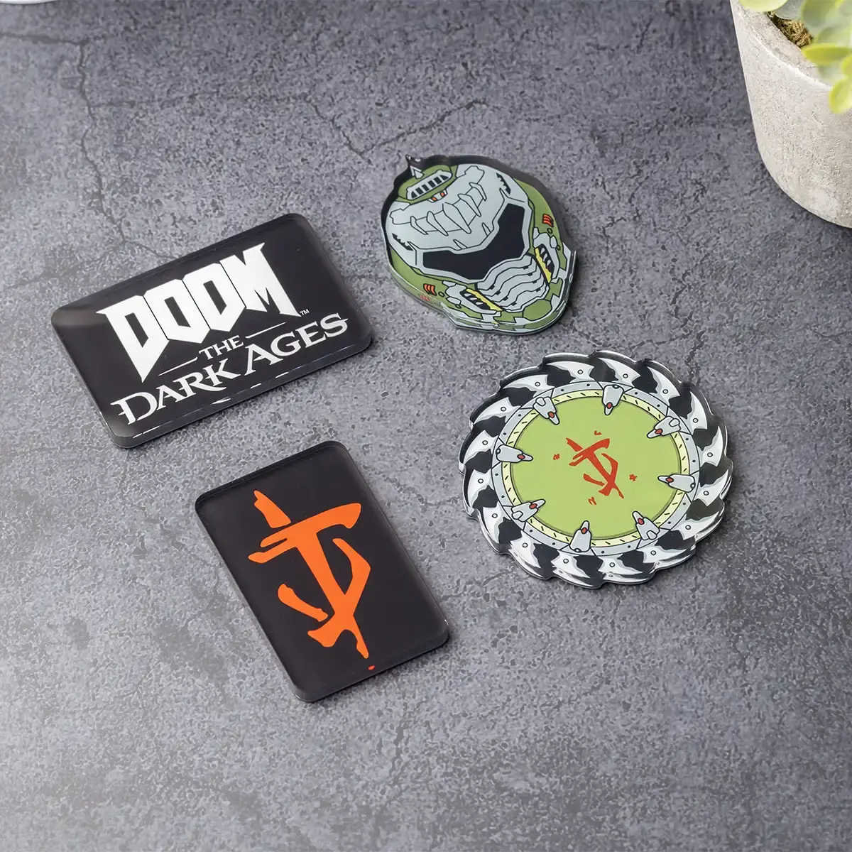 Doom The Dark Ages Magnet Set "Icons" Doom The Dark Ages Magnet Set "Icons"