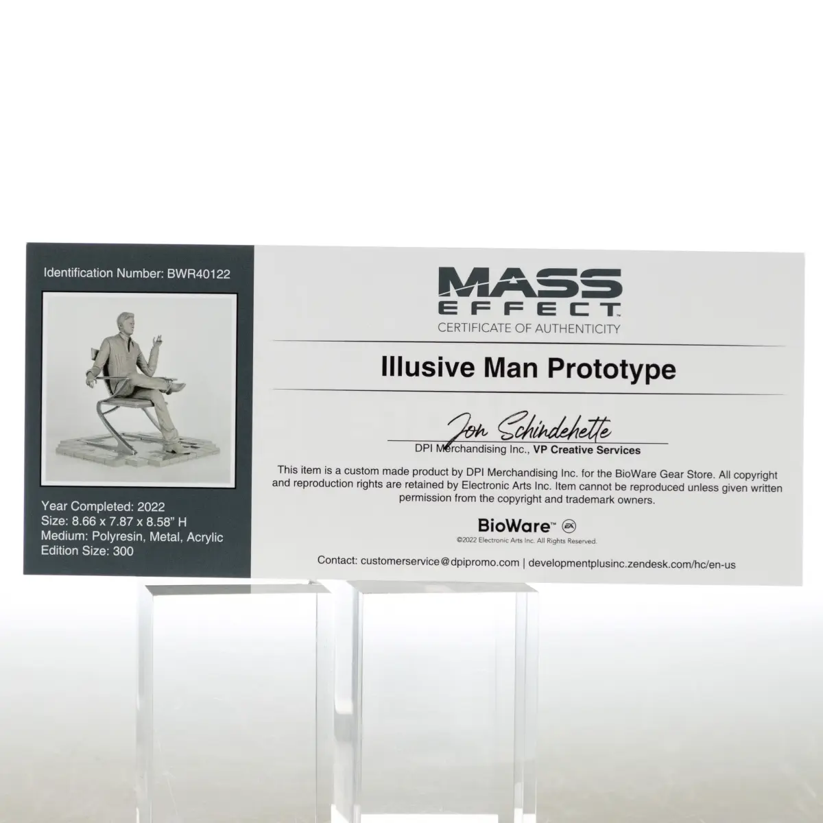 Mass Effect Illusive Man Prototype Statue Mass Effect Illusive Man Prototype Statue