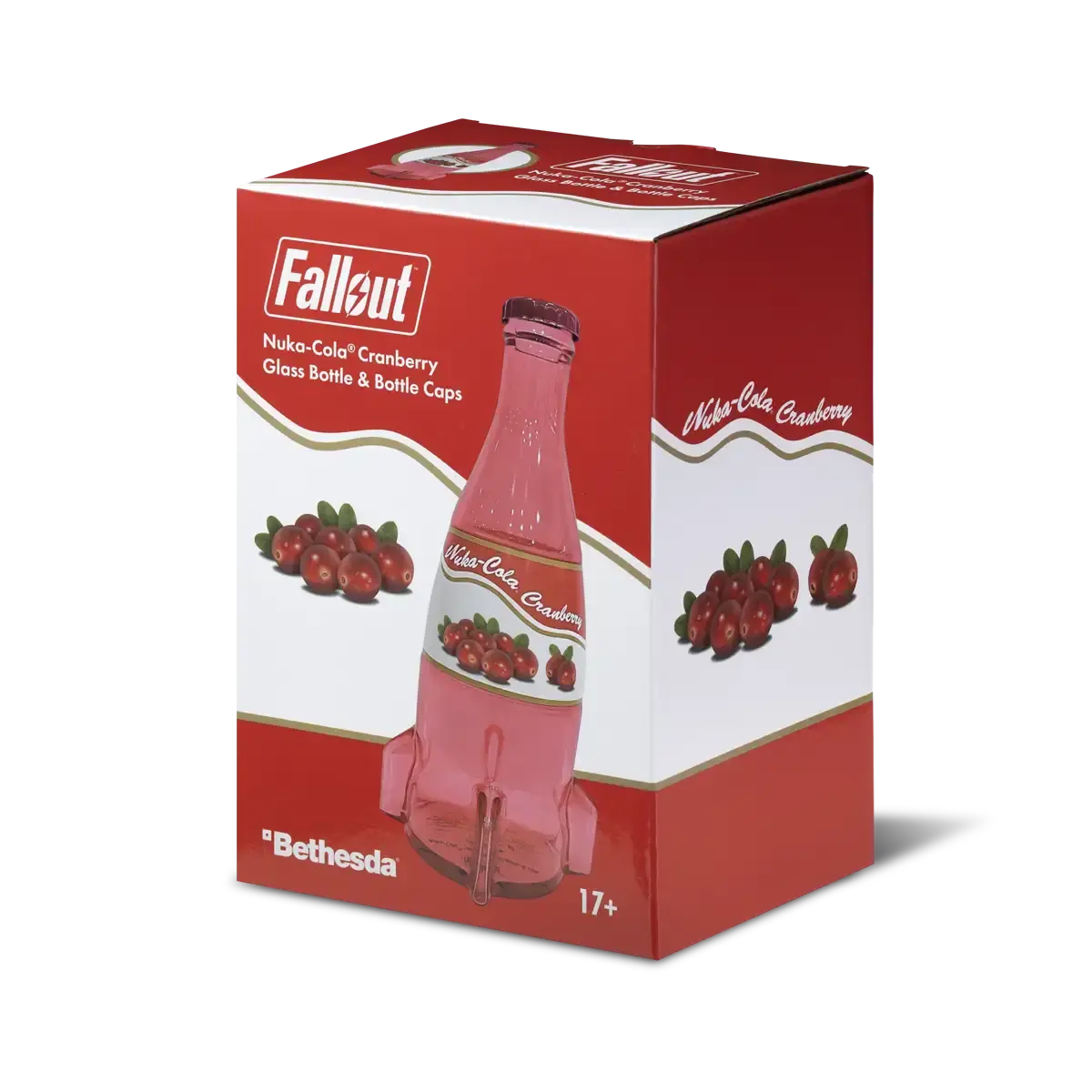 Fallout Nuka-Cola Cranberry Glasflasche und Kronkorken Fallout Nuka-Cola Cranberry Glasflasche und Kronkorken