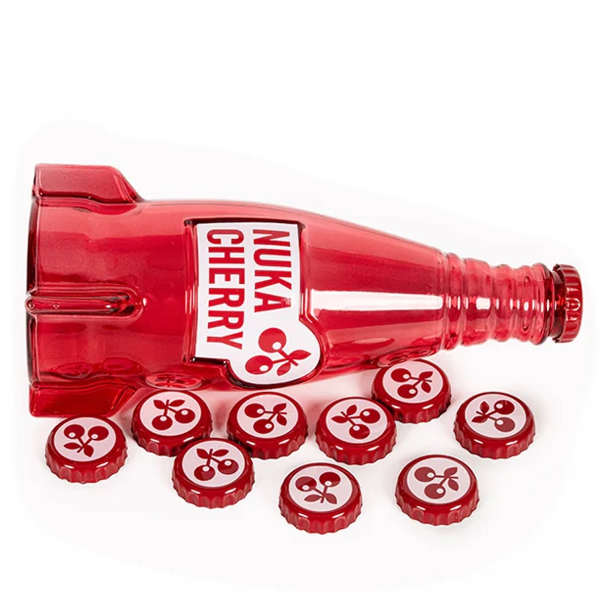 Fallout "Nuka Cola Cherry" Glasflasche und Kronkorken Fallout "Nuka Cola Cherry" Glasflasche und Kronkorken