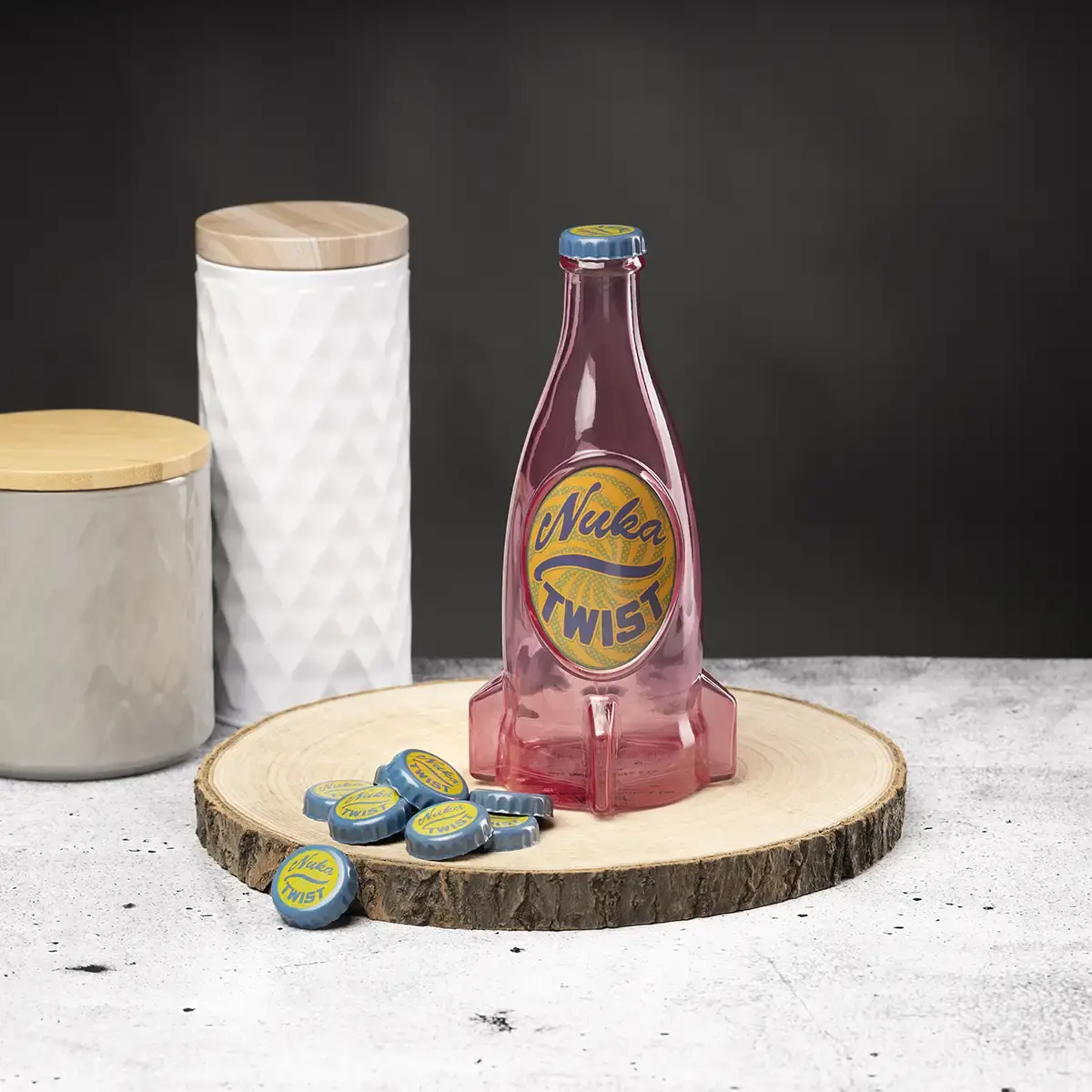Fallout "Nuka Cola Twist" Glasflasche und Kronkorken