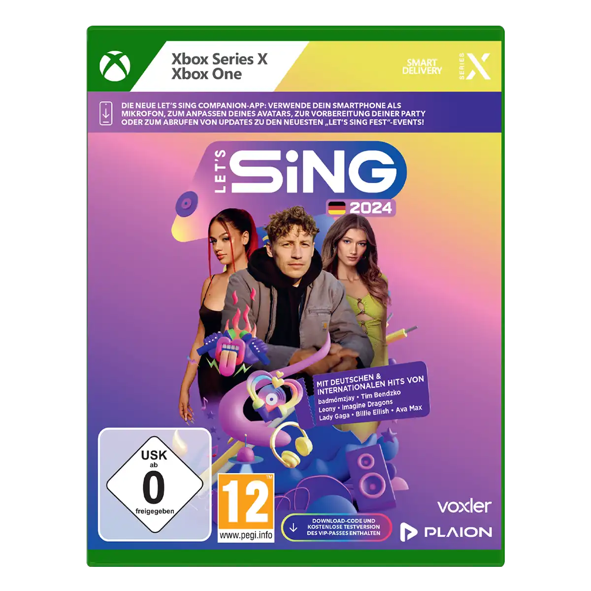 Let's Sing 2024 German Version (Xbox One / Xbox Series X) Cover