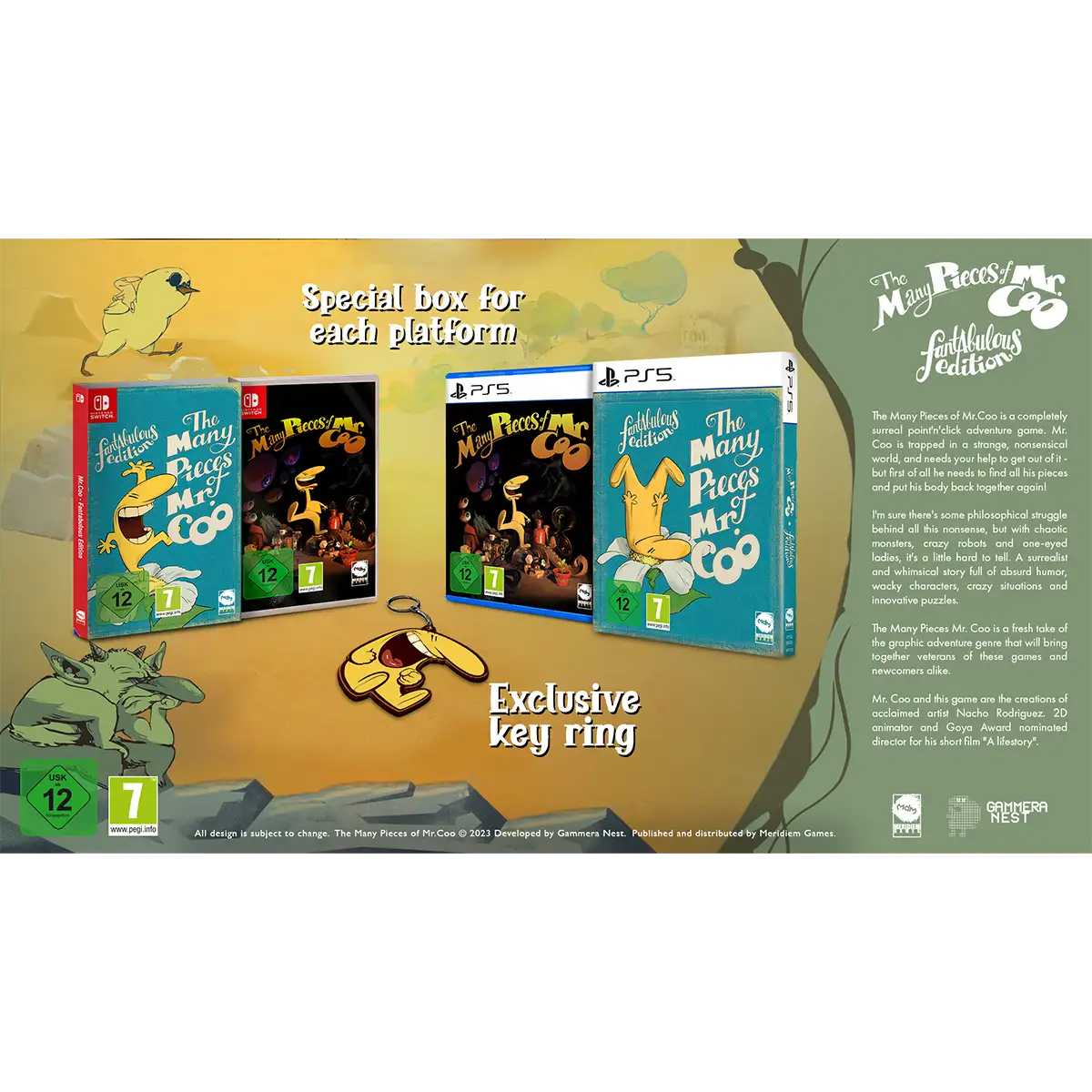 The Many Pieces of Mr. Coo - Fantabulous Edition (PS5) The Many Pieces of Mr. Coo - Fantabulous Edition (PS5)