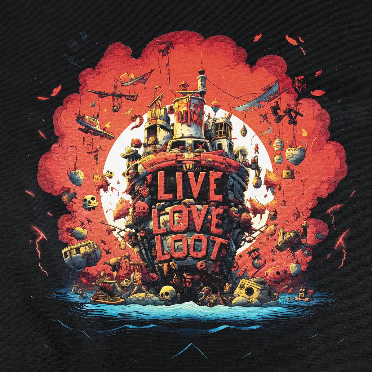 Live Love Loot T-Shirt Image 2