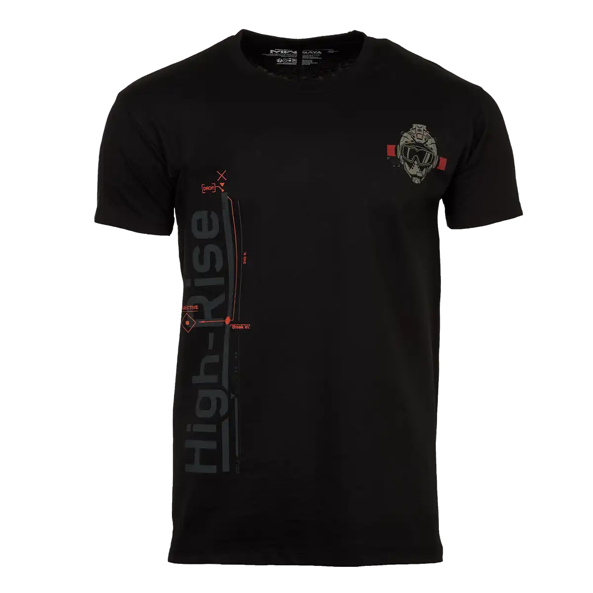 Call of Duty T-Shirt "High Rise" Black L