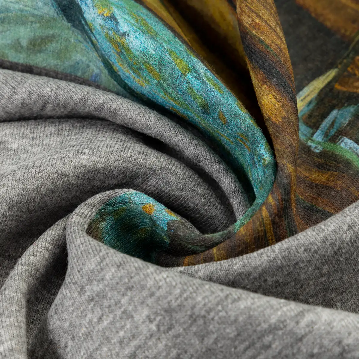 The Witcher T-Shirt "Geralt van Gogh Art, gray" Image 4