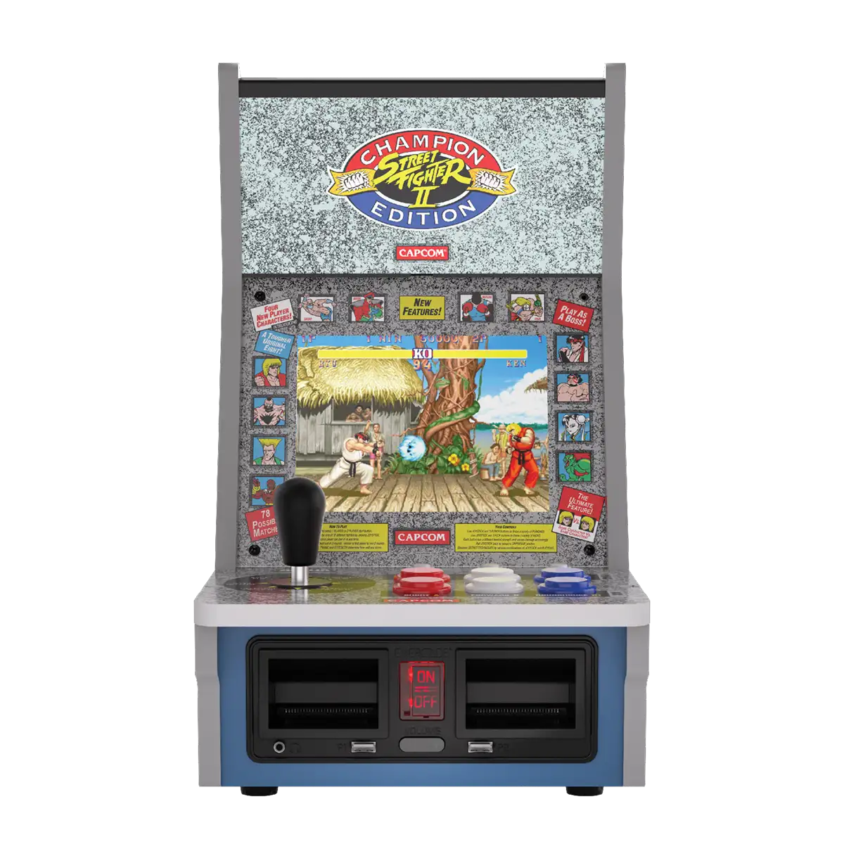 Blaze Evercade Alpha Street Fighter Bartop Arcade Image 4