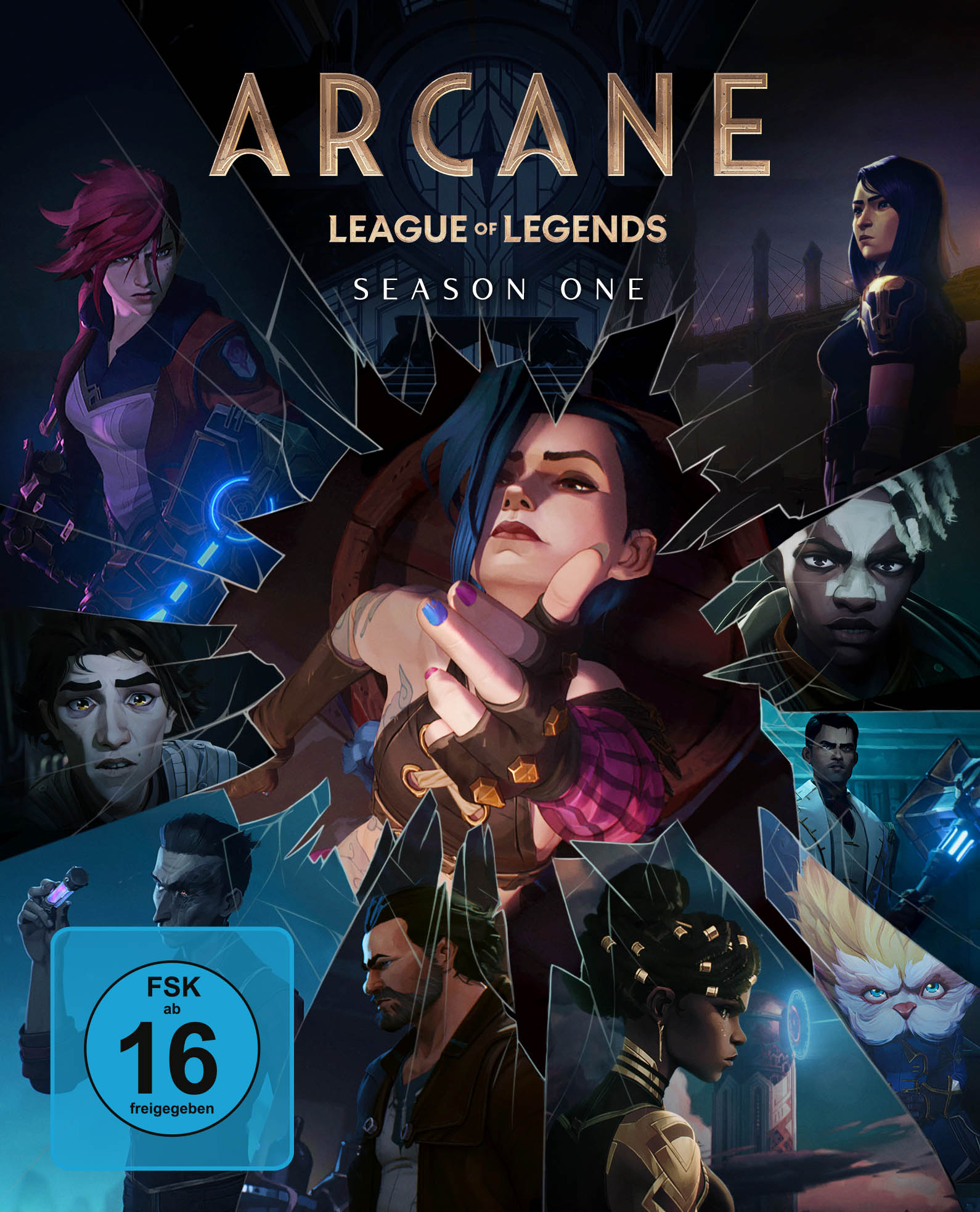 Arcane - League of Legends - Staffel 1 (3 Blu-rays) Cover