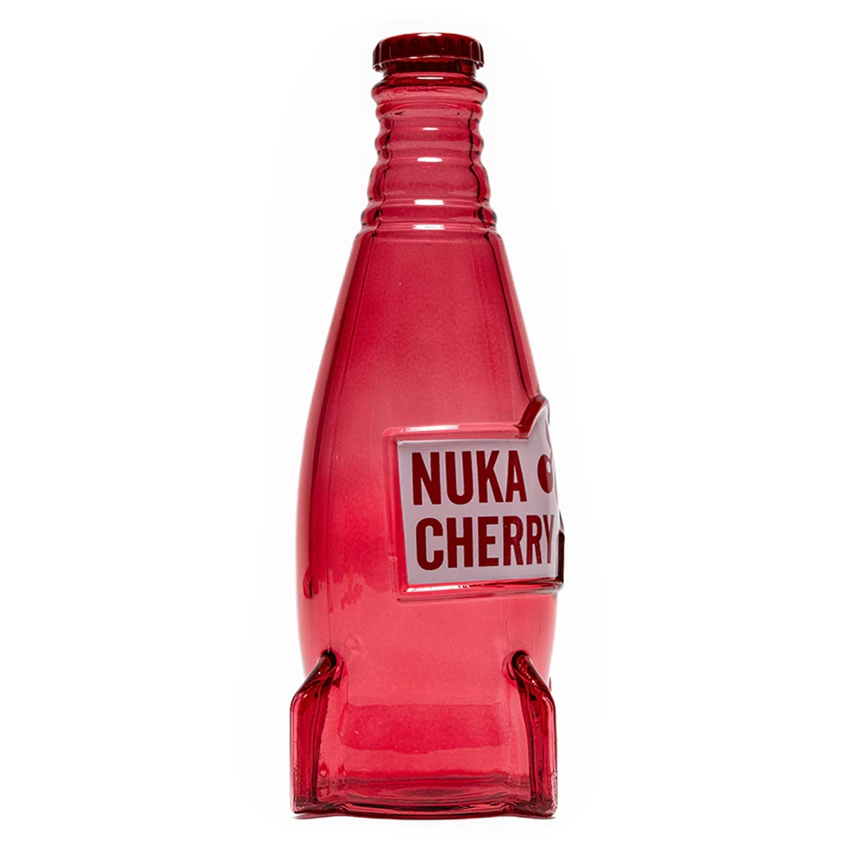 Fallout "Nuka Cola Cherry" Glass Bottle and Caps Image 4