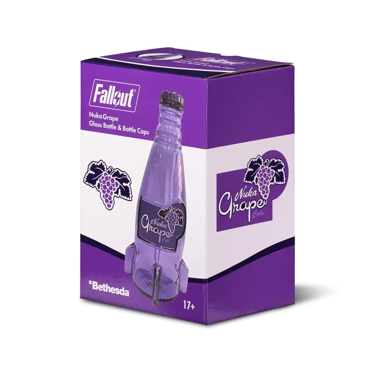Fallout "Nuka Cola Grape" Glass Bottle and Caps Fallout "Nuka Cola Grape" Glass Bottle and Caps