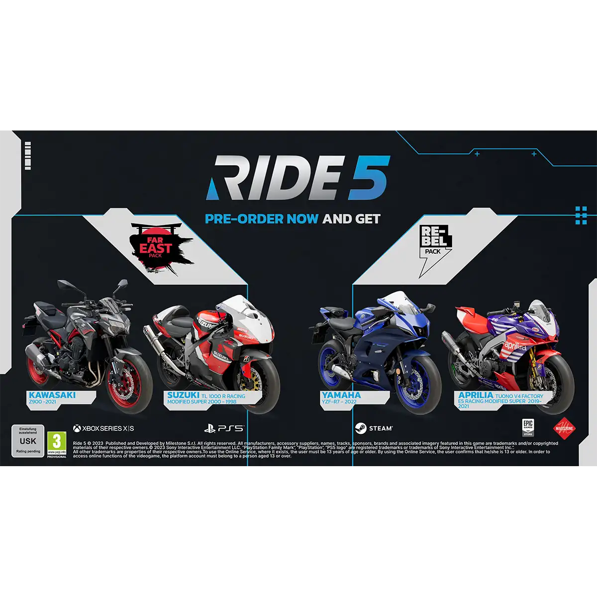 RIDE 5 - (PS5) PlayStation 5