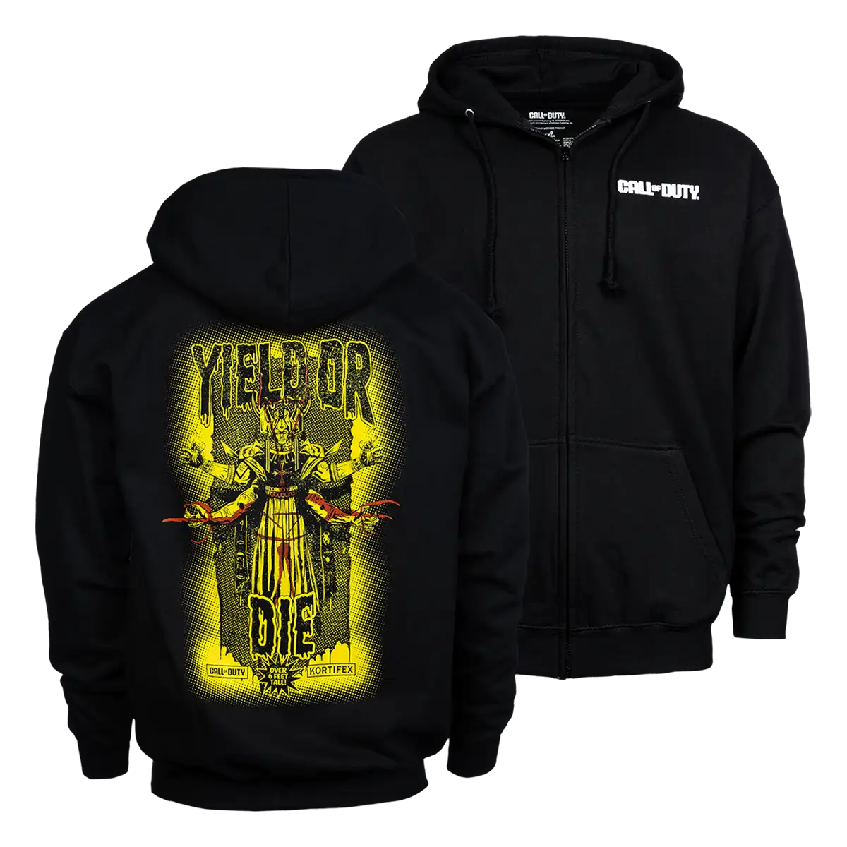 Call of Duty: Black Ops 6 Zipper Hoodie "Yield Or Die" Call of Duty: Black Ops 6 Zipper Hoodie "Yield Or Die"