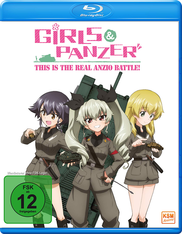 Girls & Panzer - This is the Real Anzio Battle! - OVA Blu-ray Cover Girls & Panzer - This is the Real Anzio Battle! - OVA Blu-ray Cover
