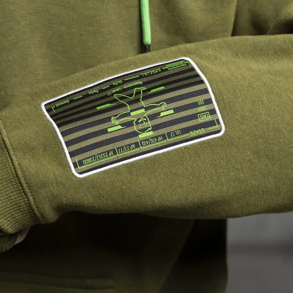 Fallout Analog Pip-Boy Zip Up Hoodie S Fallout Analog Pip-Boy Zip Up Hoodie S