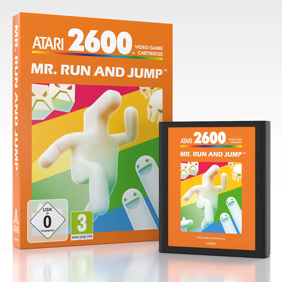 Mr Run and Jump (Atari 2600+ Cartridge) Image 2