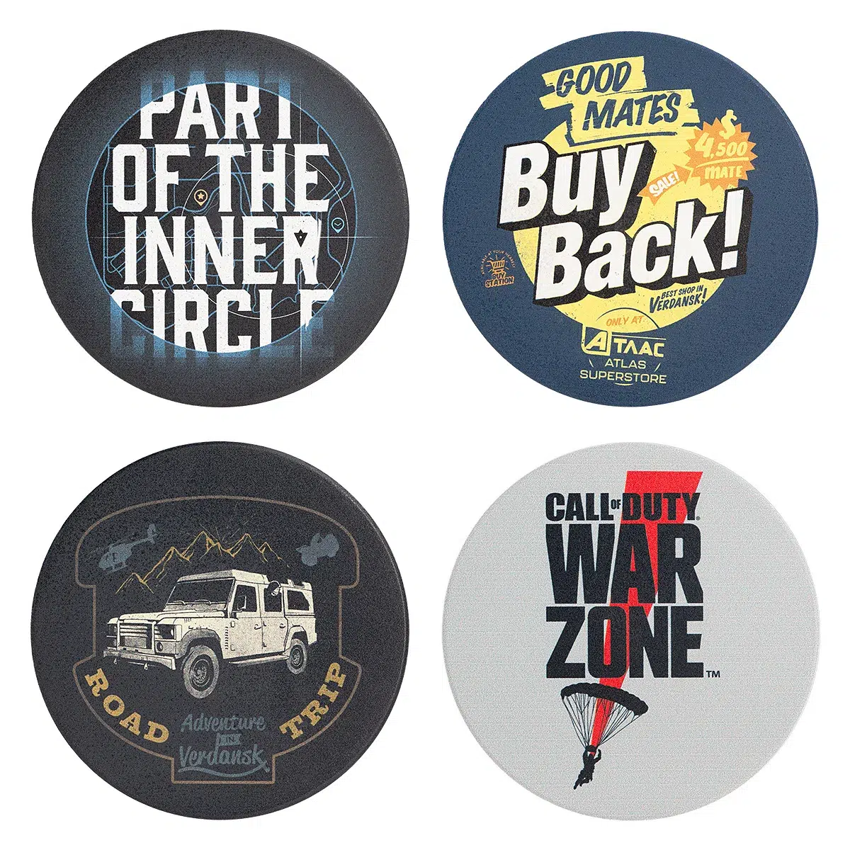 1062051_COD_Warzone_CoasterSet_Icons Call of Duty: Warzone Coaster Set "Icons" Cover