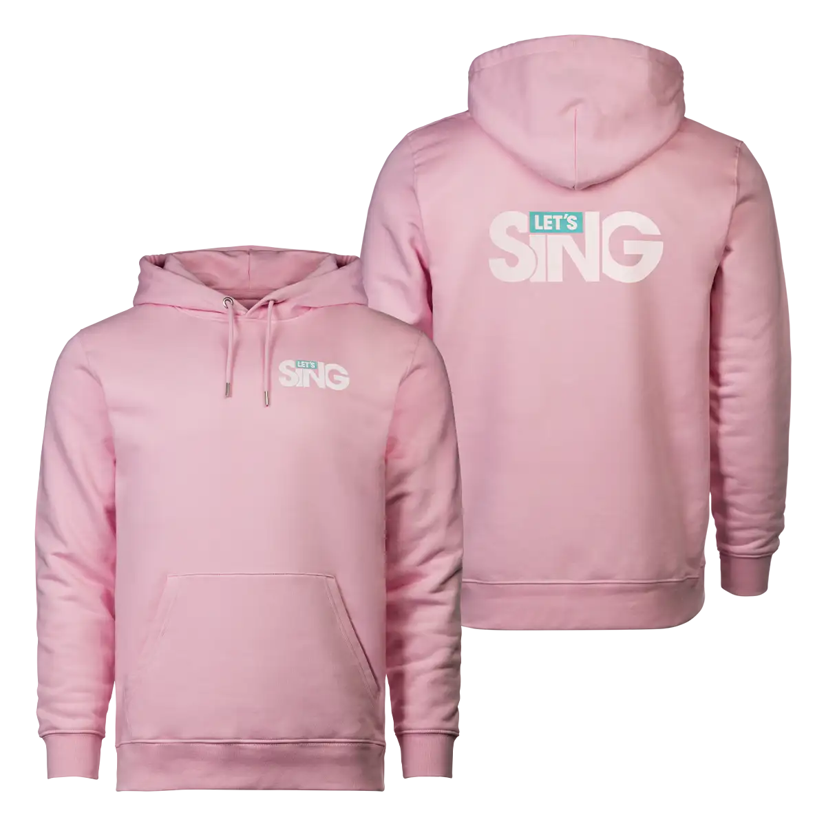 Let's Sing 2023 Hoodie Logo Cotton Pink XS