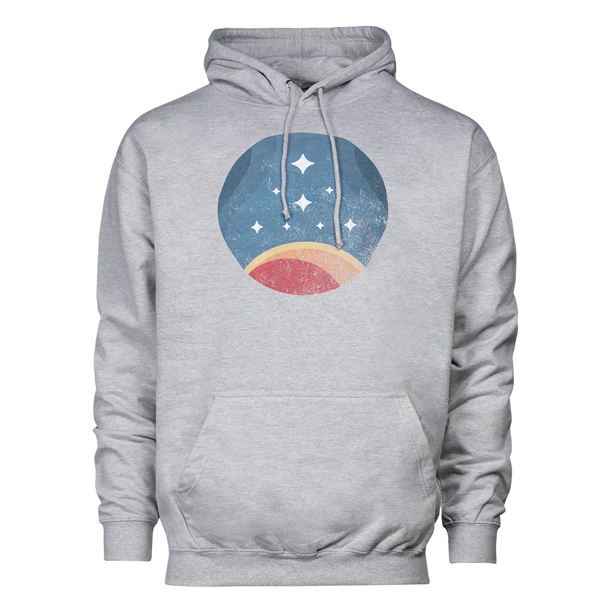 Starfield Retro Constellation Logo Hoodie Grey