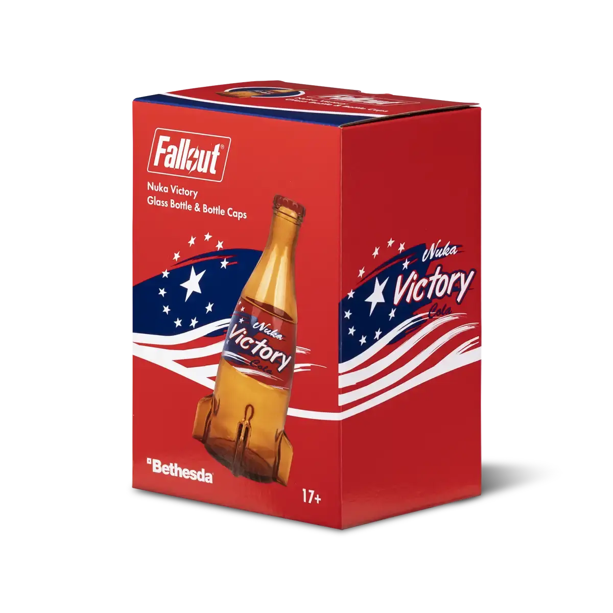 Fallout "Nuka Cola Victory" Glasflasche und Kronkorken Fallout "Nuka Cola Victory" Glasflasche und Kronkorken