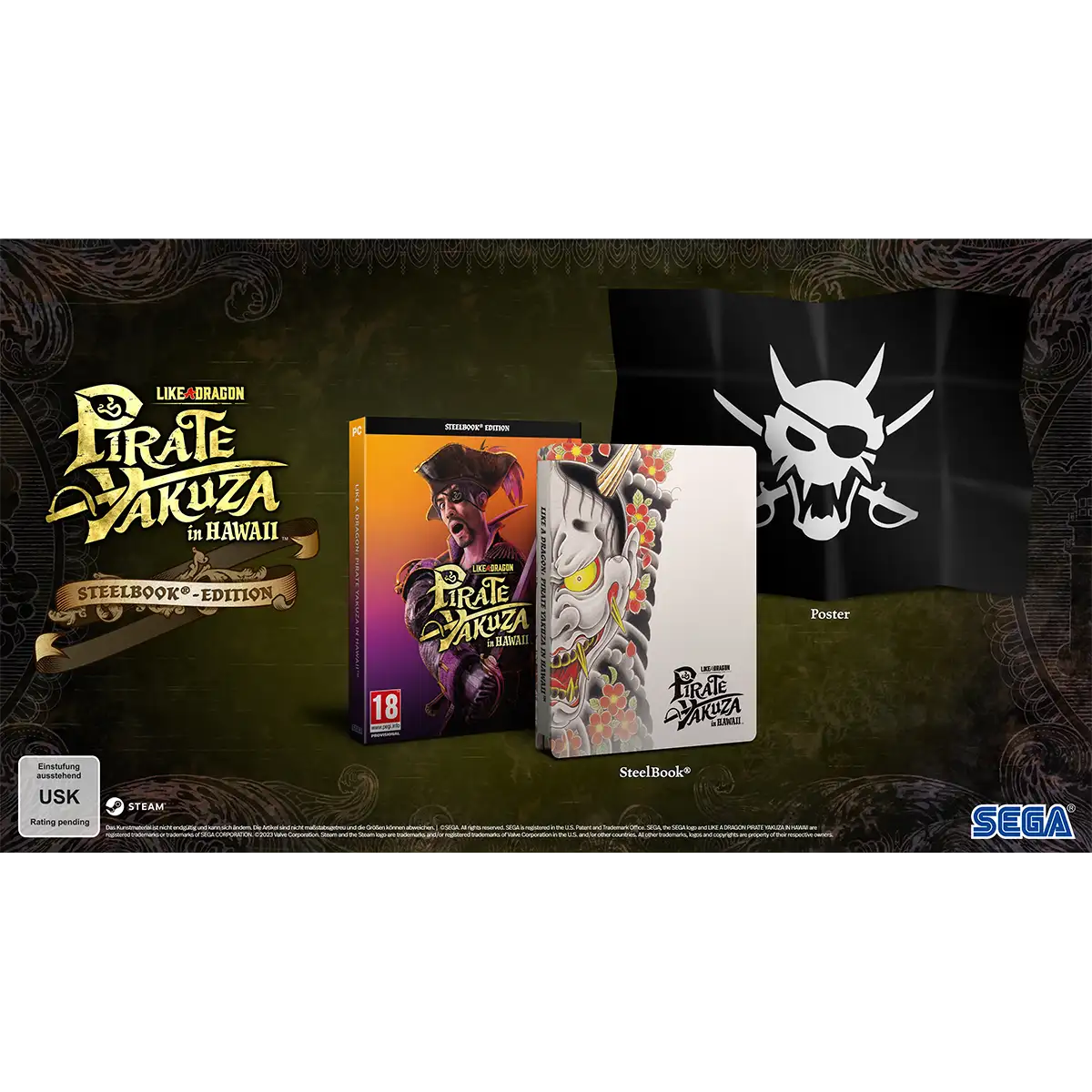 Like a Dragon Pirate Yakuza in Hawaii Steelbook Edition (PC) Like a Dragon Pirate Yakuza in Hawaii Steelbook Edition (PC)