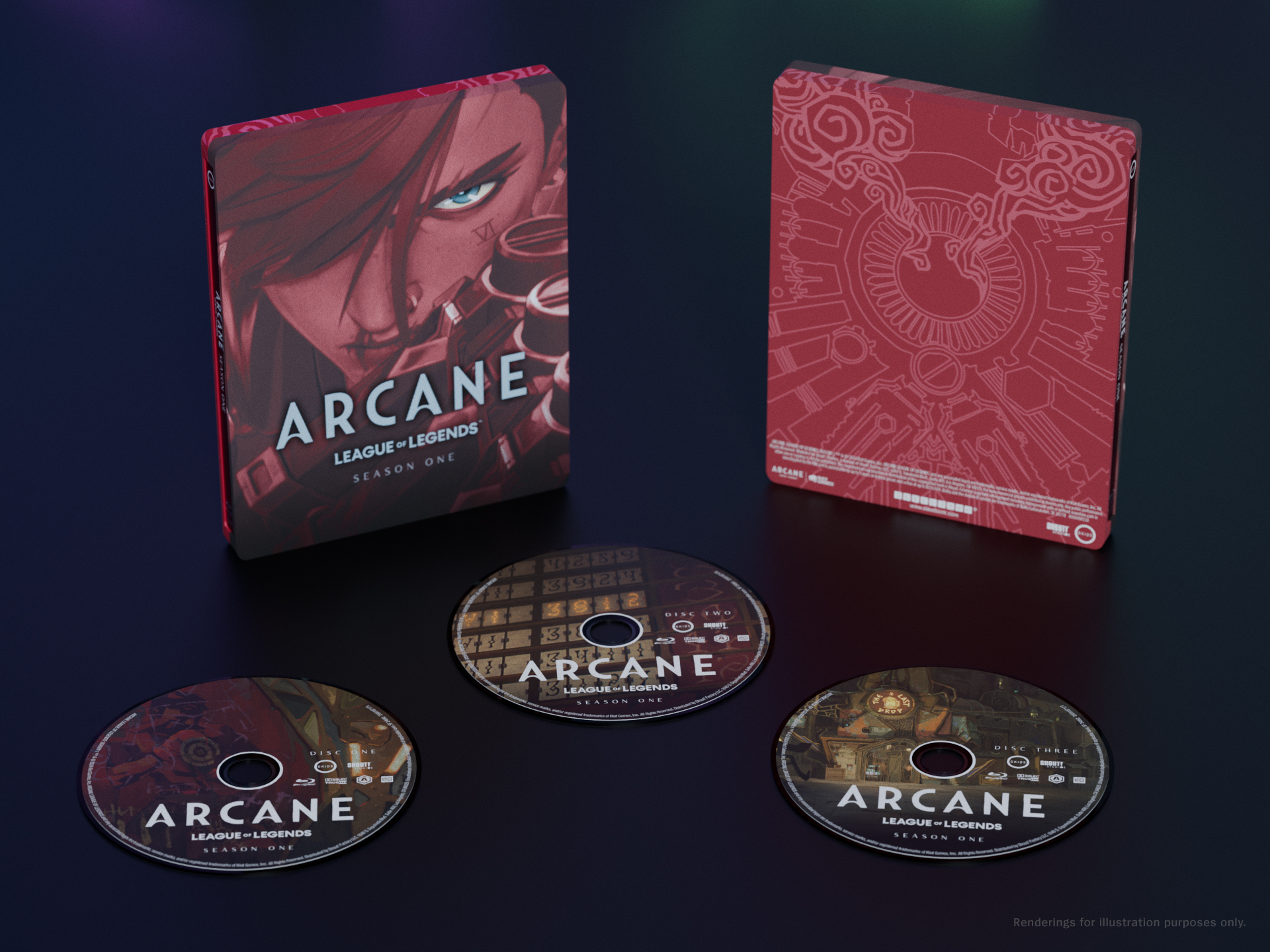 Arcane - League of Legends - Staffel 1 (Steelbook, 3 Blu-rays) Arcane - League of Legends - Staffel 1 (Steelbook, 3 Blu-rays)