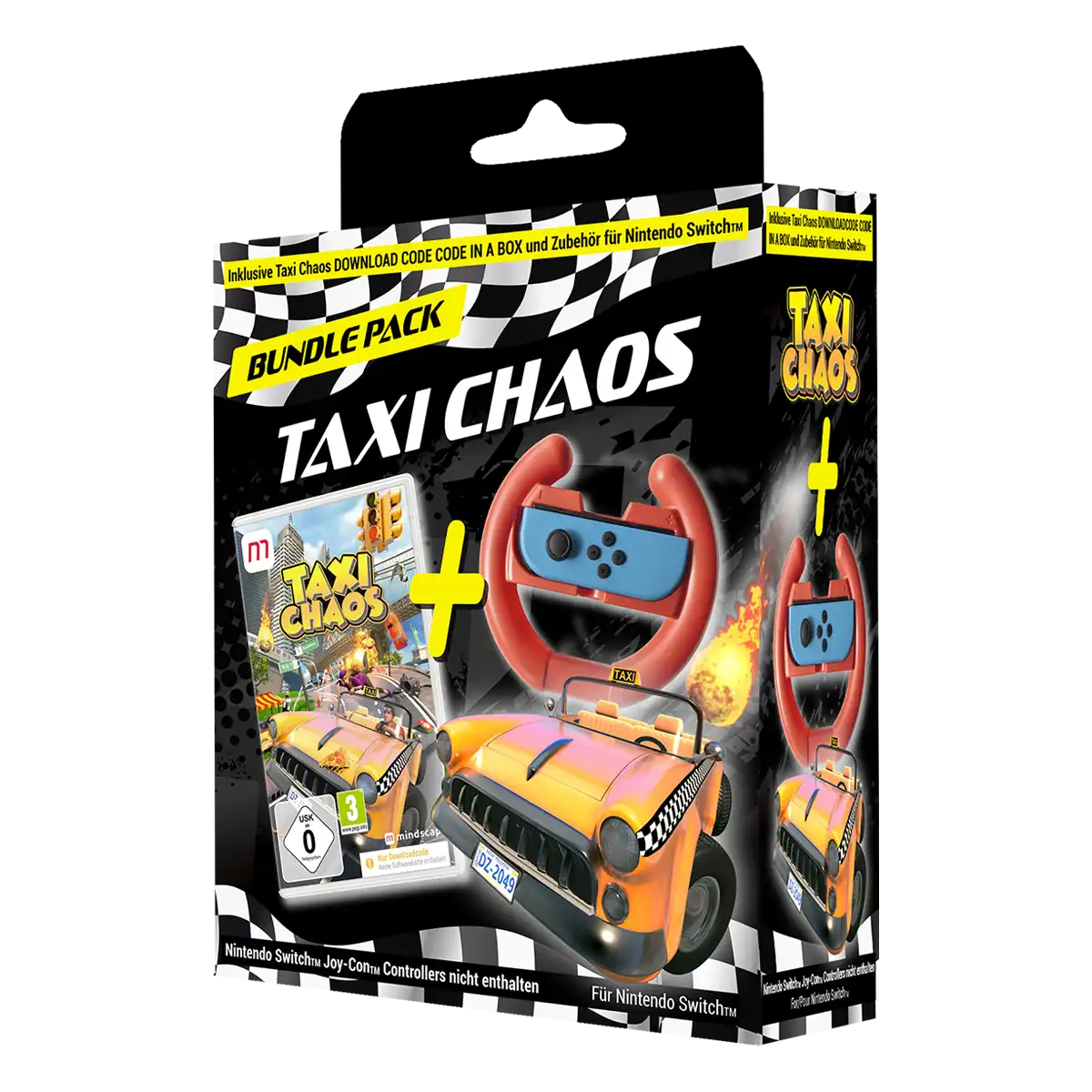Taxi Chaos Racing Wheel Bundle (Switch) Image 2