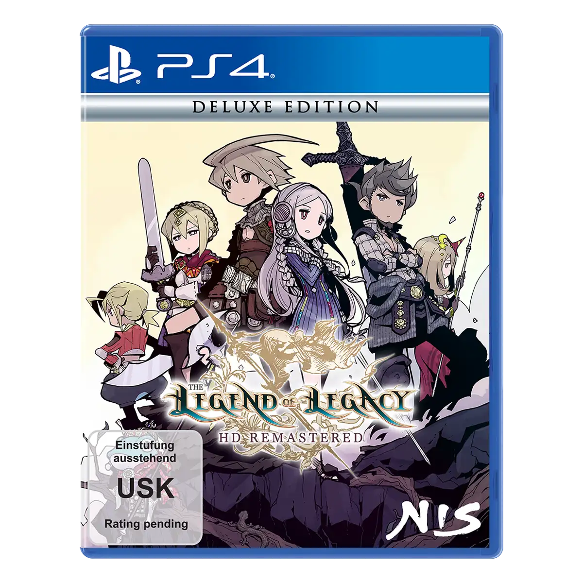 The Legend of Legacy HD Remastered - Deluxe Edition (PS4) Cover