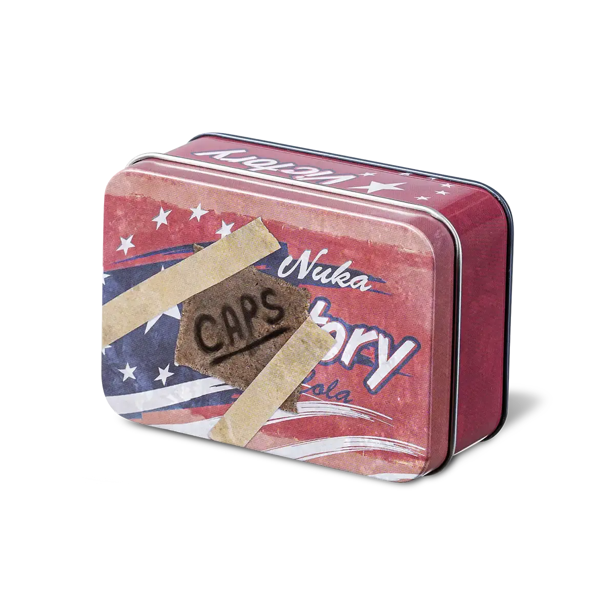 Fallout Kronkorken Reihe "Nuka-Victory" mit Sammelbüchse Fallout Kronkorken Reihe "Nuka-Victory" mit Sammelbüchse