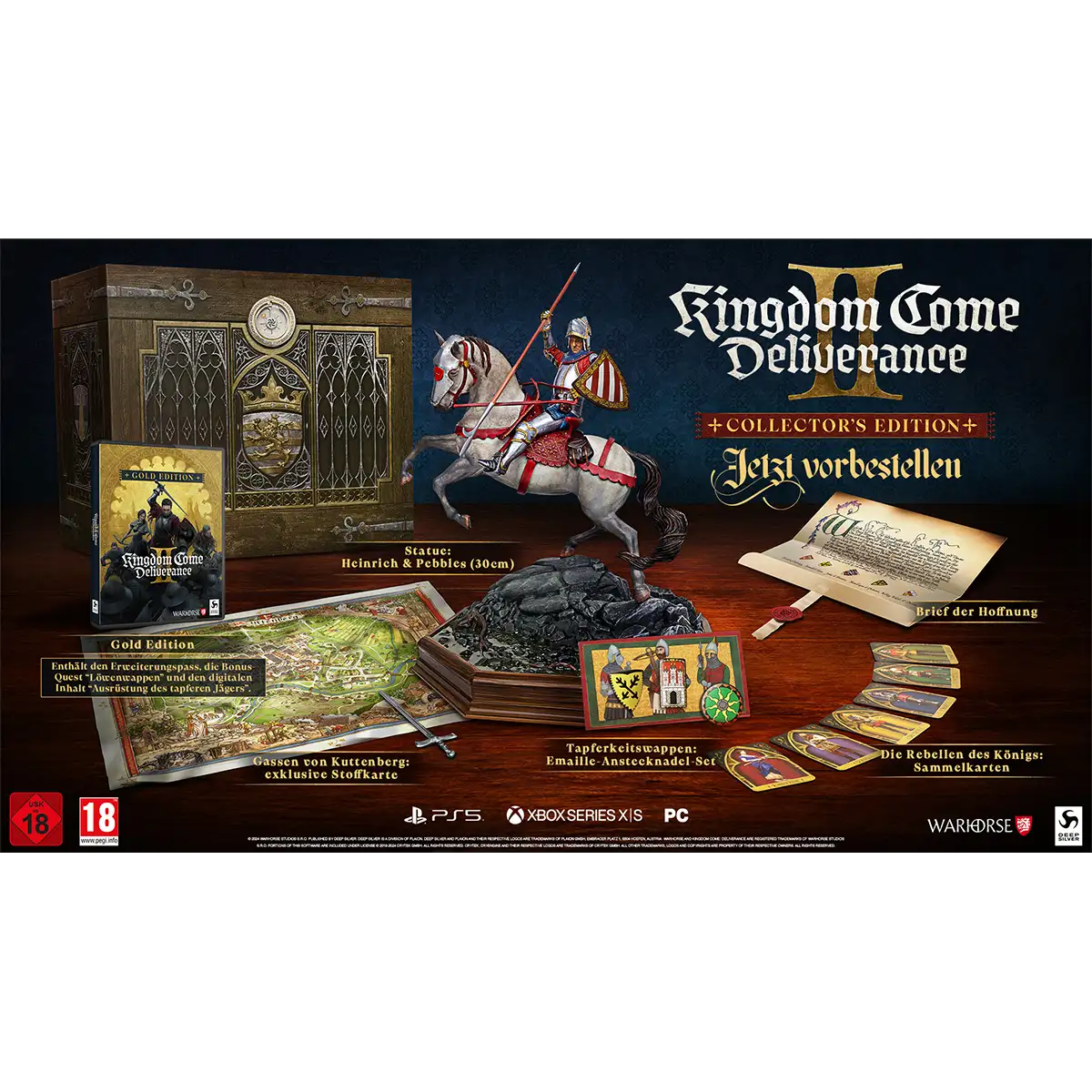 Kingdom Come Deliverance II Collector's Edition (PS5) Cover