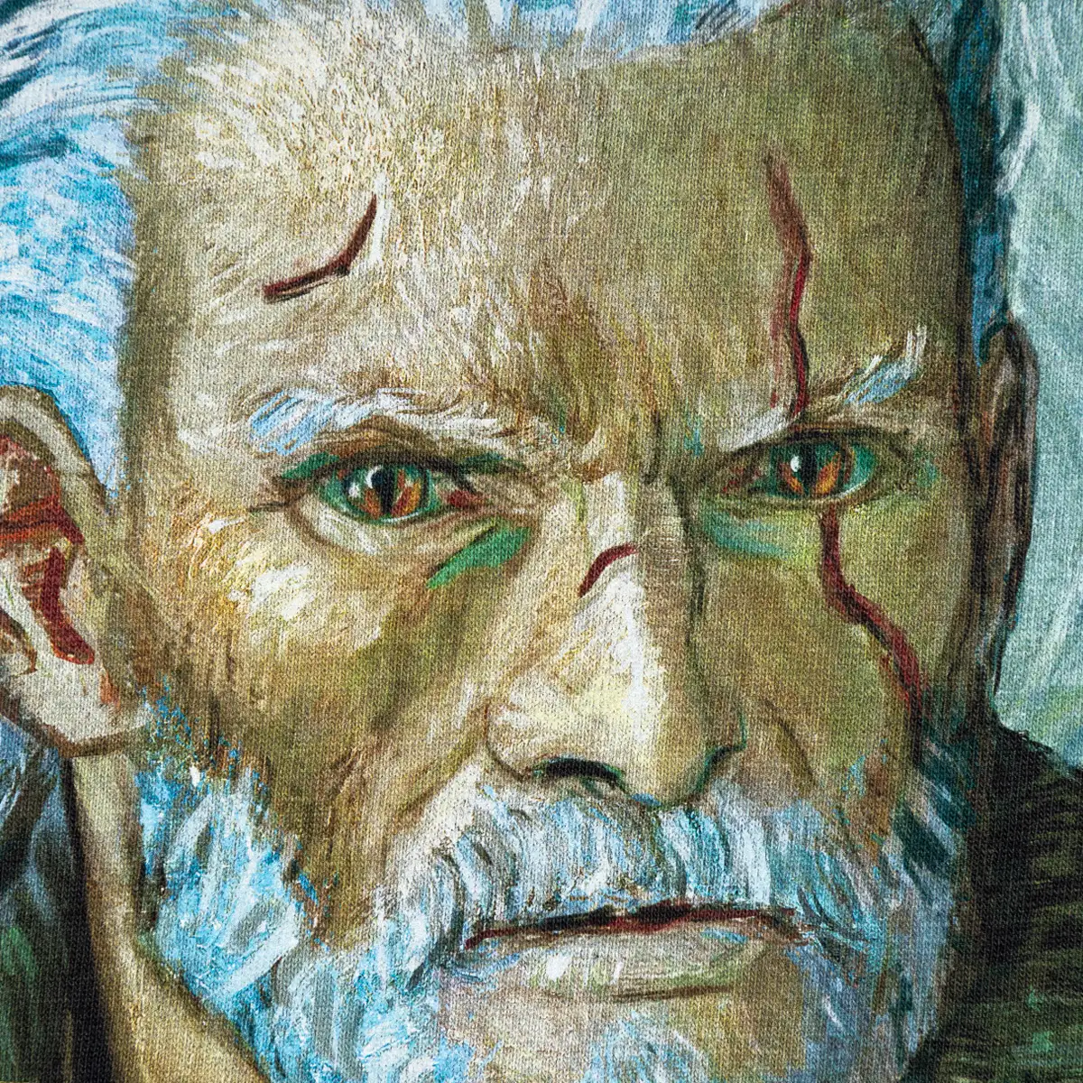 The Witcher T-Shirt "Geralt van Gogh Art, black" Image 3