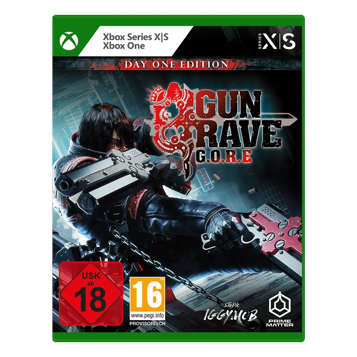 Gungrave: G.O.R.E. Day One Edition (Xbox One / Xbox Series X) Cover Gungrave: G.O.R.E. Day One Edition (Xbox One / Xbox Series X) Cover