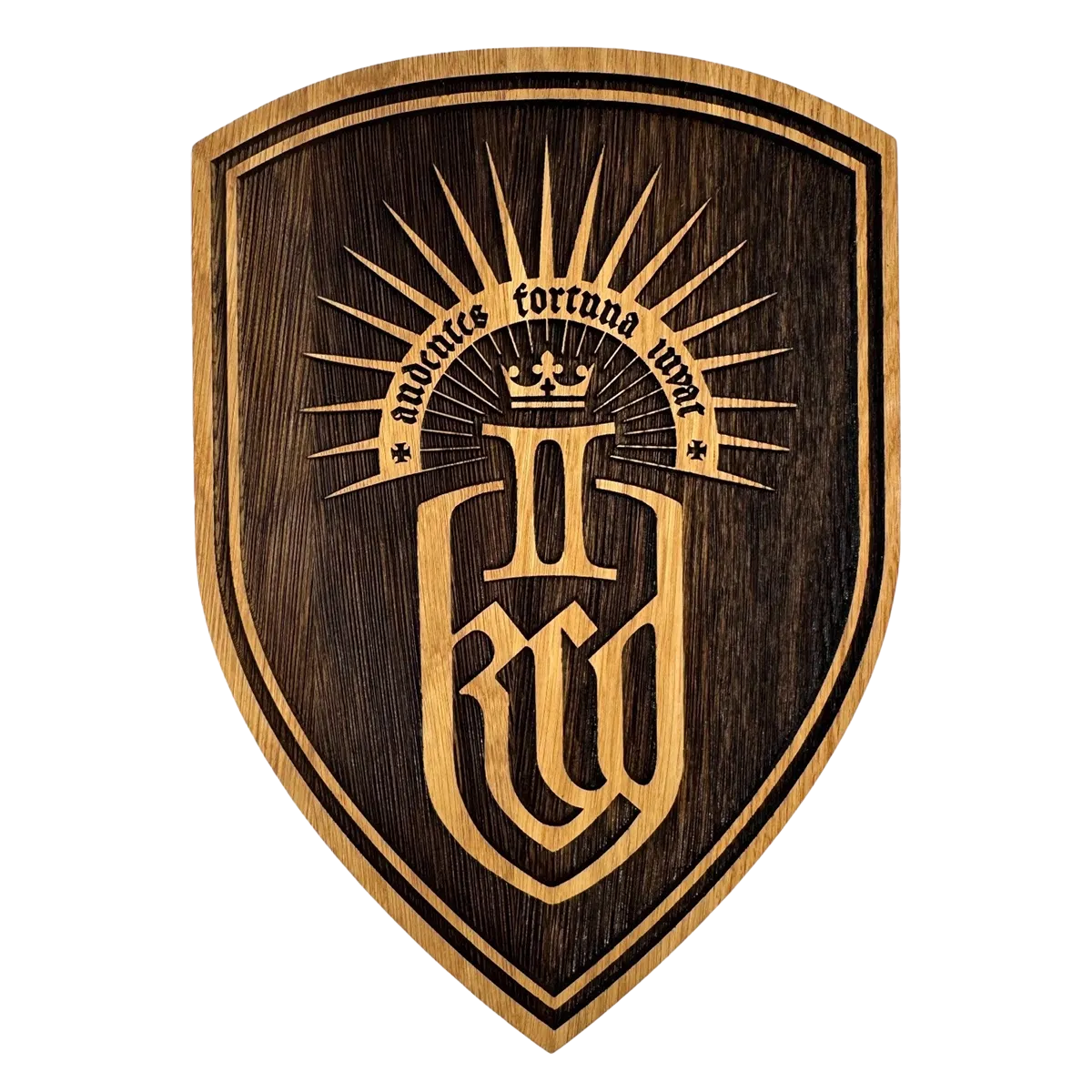 Kingdom Come Deliverance II Holz Wandschild Klein