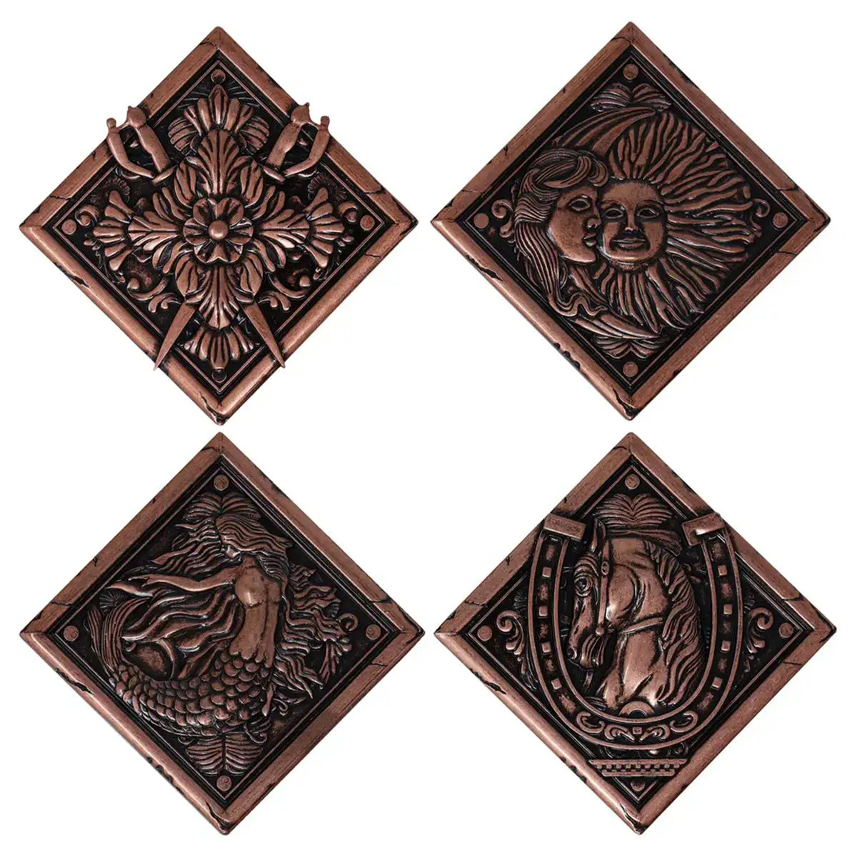 Resident Evil Village Replica House Crest Medallion Collection Image 4