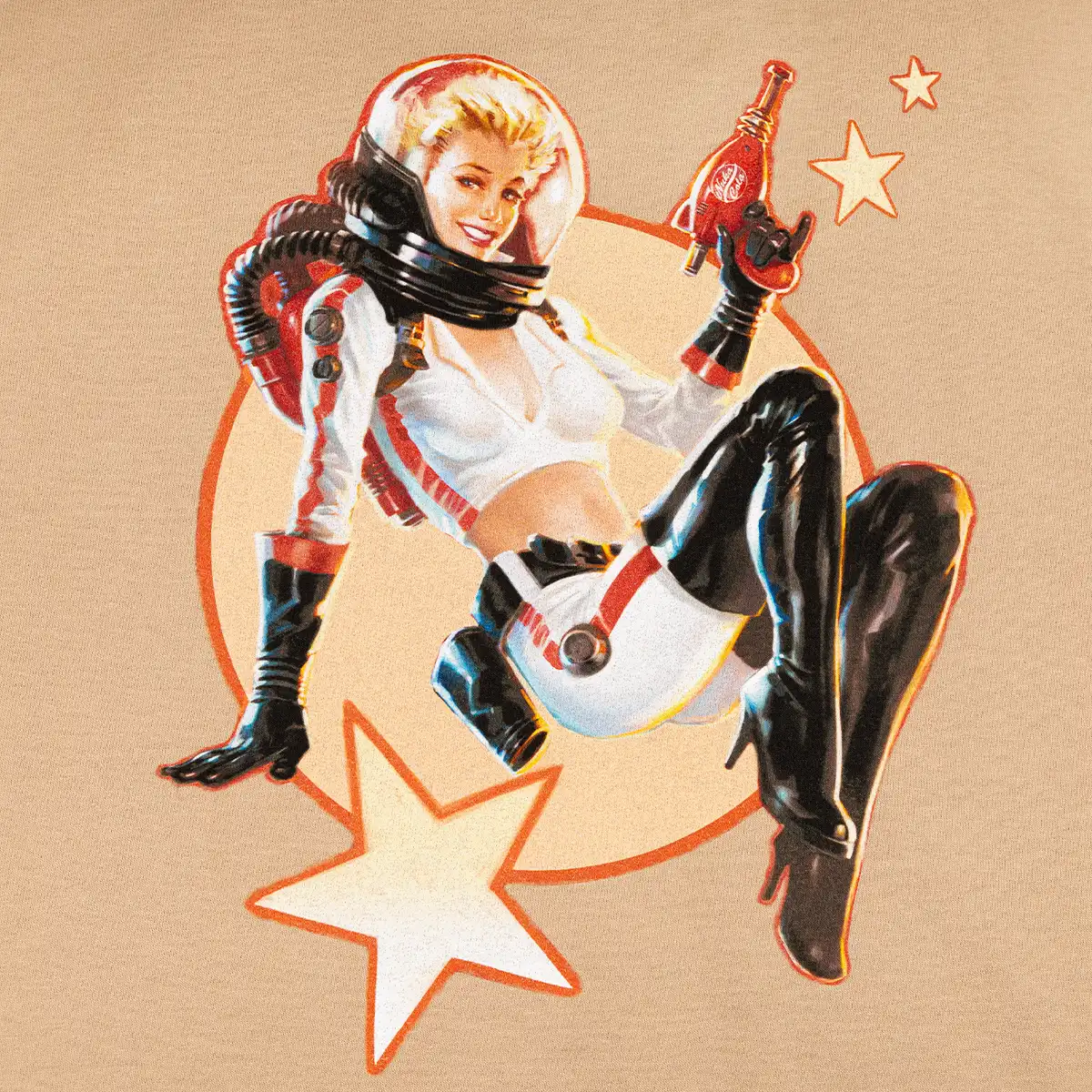 Fallout Hoodie "Nuka Girl" sand XXL Fallout Hoodie "Nuka Girl" sand XXL