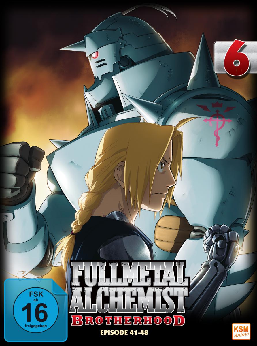 Fullmetal Alchemist: Brotherhood - Volume 6: Episode 41-48 (Limited Edition) [DVD] Cover