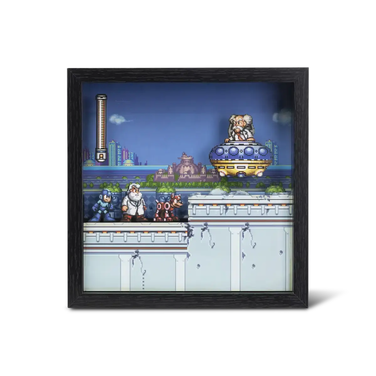 Pixel Frames Megaman 7 Dr Wily Cover Pixel Frames Megaman 7 Dr Wily Cover