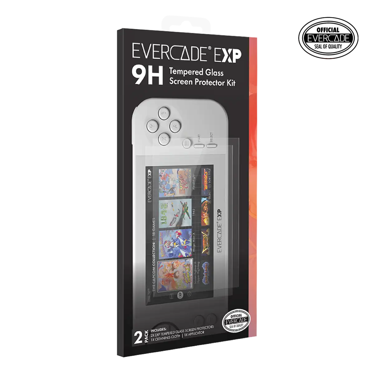 Blaze Evercade EXP Tempered Glass Cover Blaze Evercade EXP Tempered Glass Cover