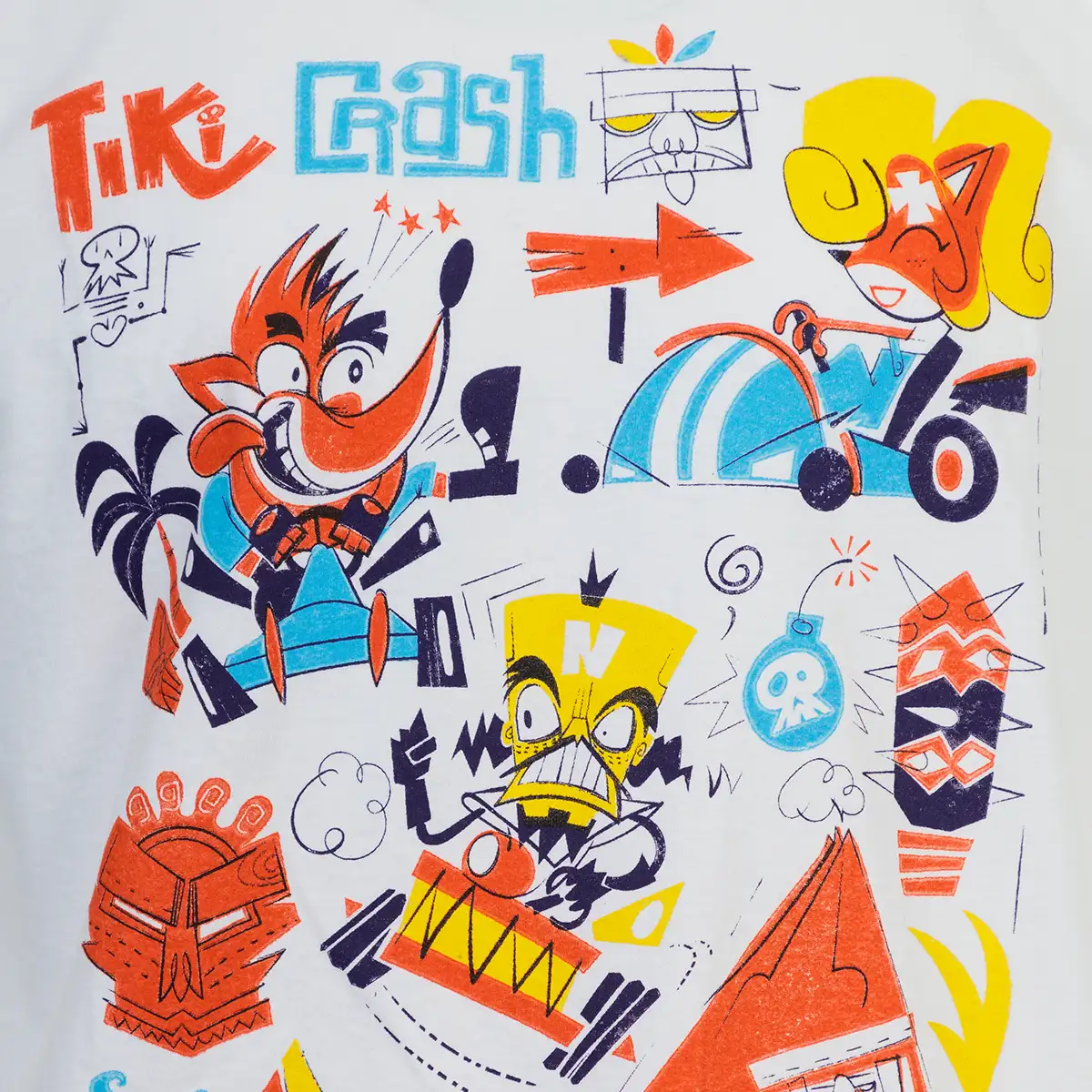 Crash Bandicoot T-Shirt "Tiki Crash" Image 3