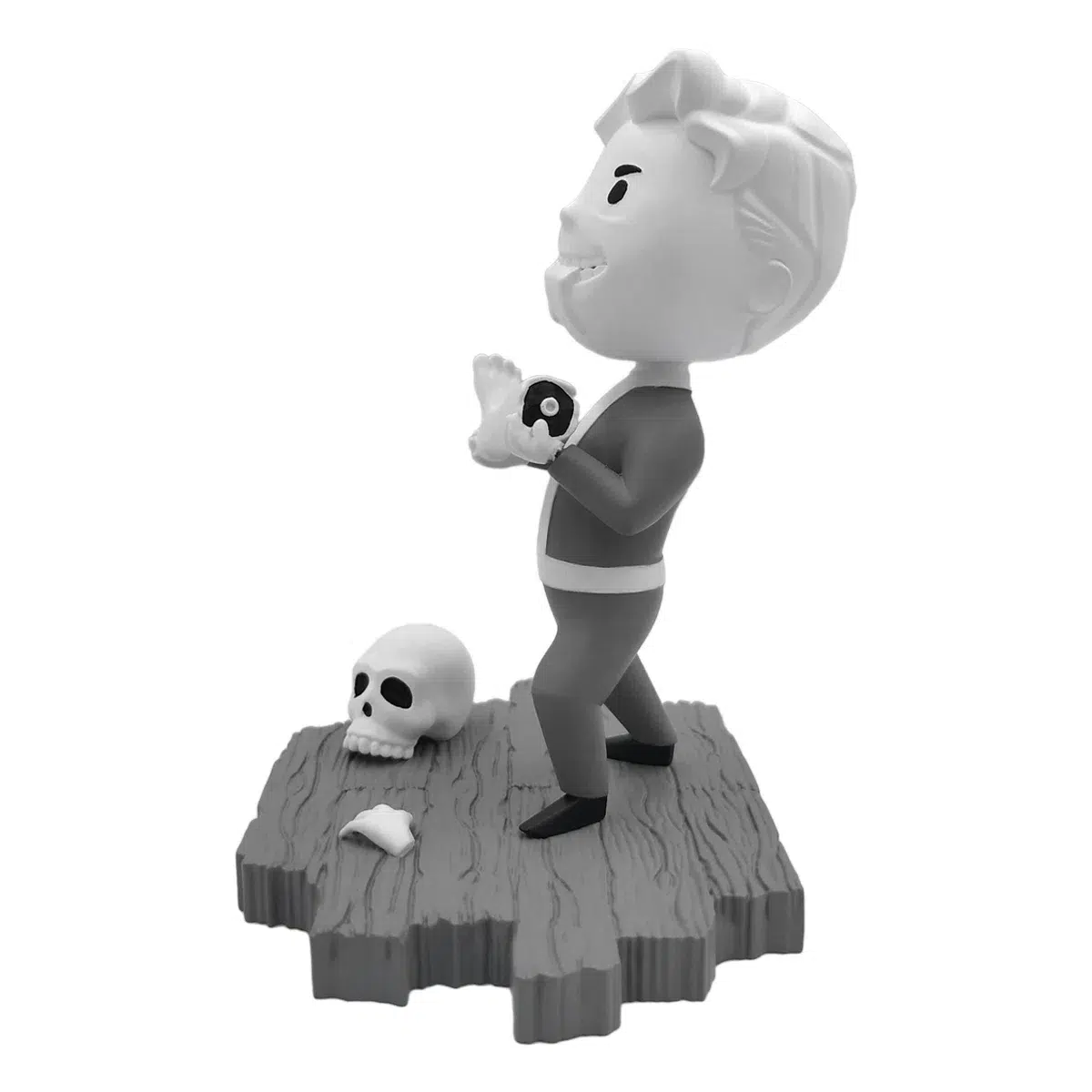 Fallout Statue "Mini Cannibal" Black & White Image 3