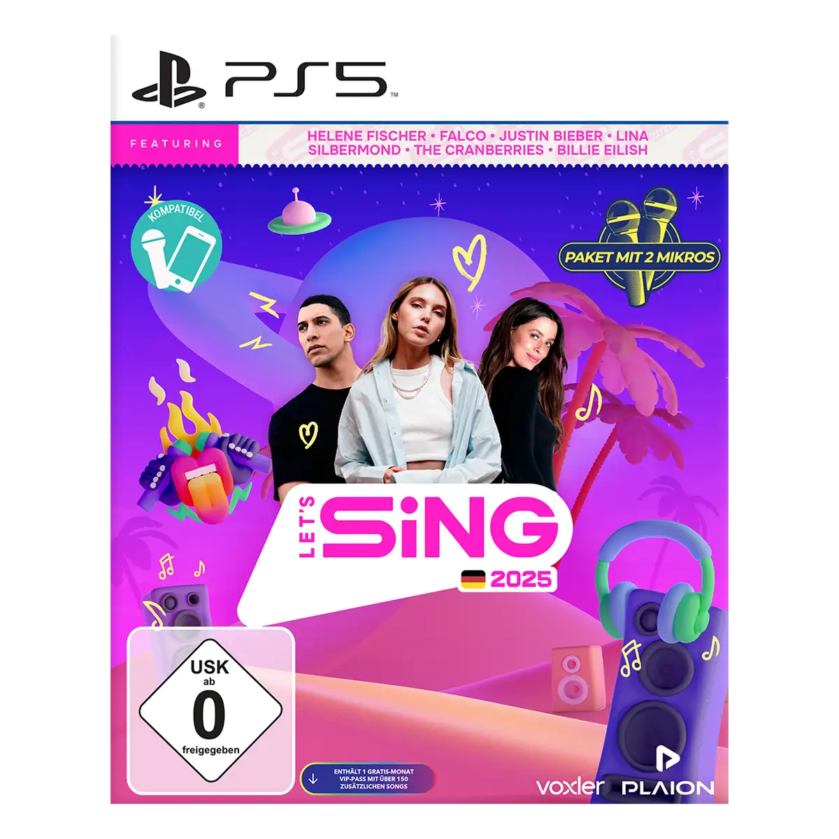 Let’s Sing 2025 German Version [+ 2 Mics] (PS5) Image 2