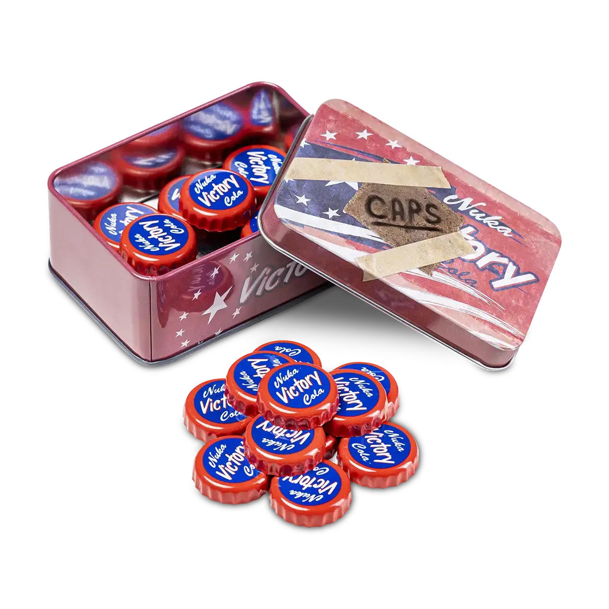 Fallout Bottle Cap Series "Nuka-Victory" with Collection Tin